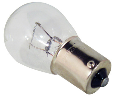 Ampoule à baïonnette culot B15 - un plot central - 12V - 20W