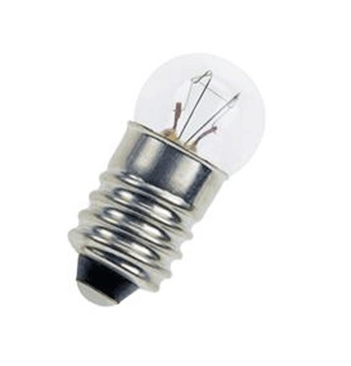 Ampoule E10 - 6 V 50 mA - à l'unité