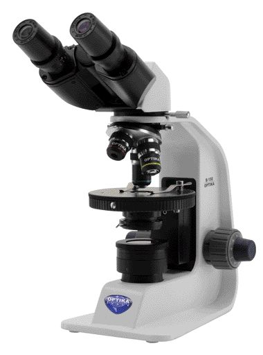 Microscope polarisant binoculaire x4x10x40 B150 Optika