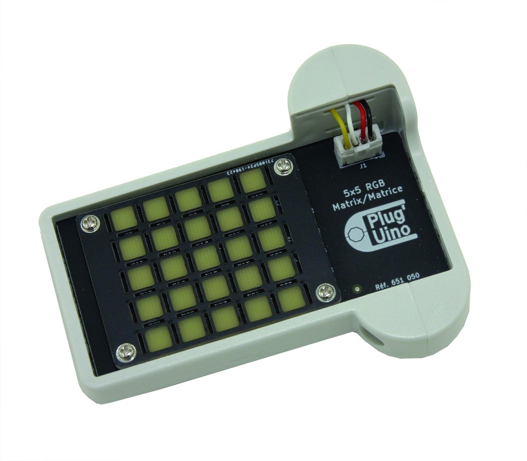 [#651050-S03050] Module Plug'Uino® - Matrice LED RGB 5x5