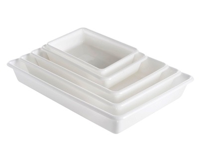 [#509025-S67347] Bac plat en PEHD - Forme rectangulaire (2 L)