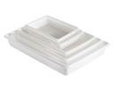 Bac plat en PEHD - Forme rectangulaire