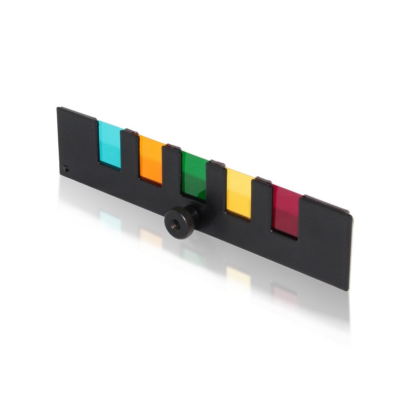 Filtres magnétiques 5 couleurs pour source 5 faisceaux 12 V - 55 W