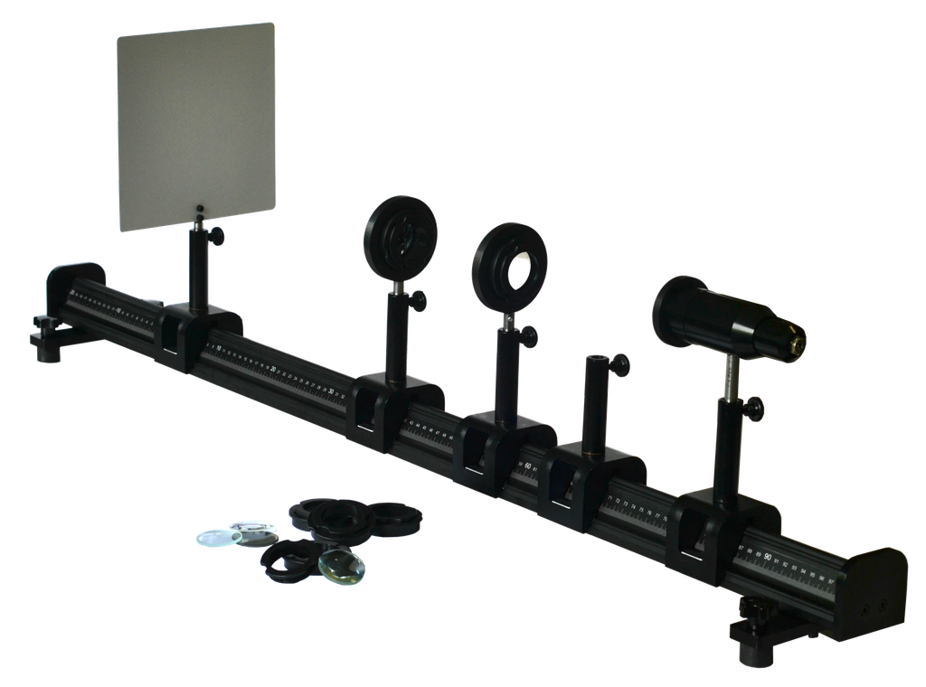 [004095] Banc optique prismatique lycée et supérieur équipé pour la focométrie