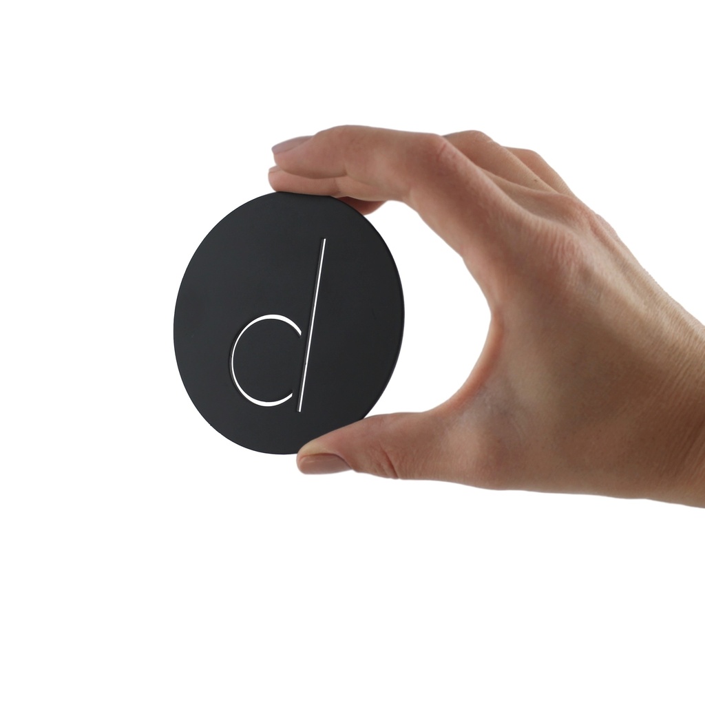 Lettre objet d métal dia.80 mm