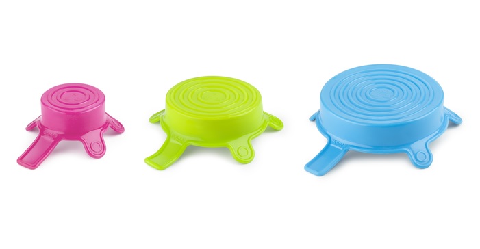 [#453121] Couvercle en silicone autoclavable - Duran® (Bleu, S)