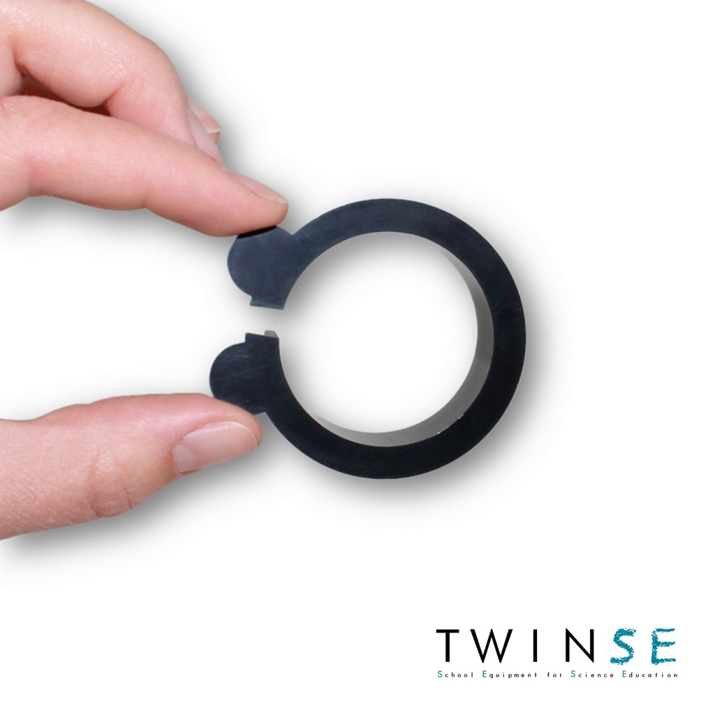 Clips - Bague à pince pour porte lentille dia.40 mm du banc d'optique spécial lycée (lot de 10)