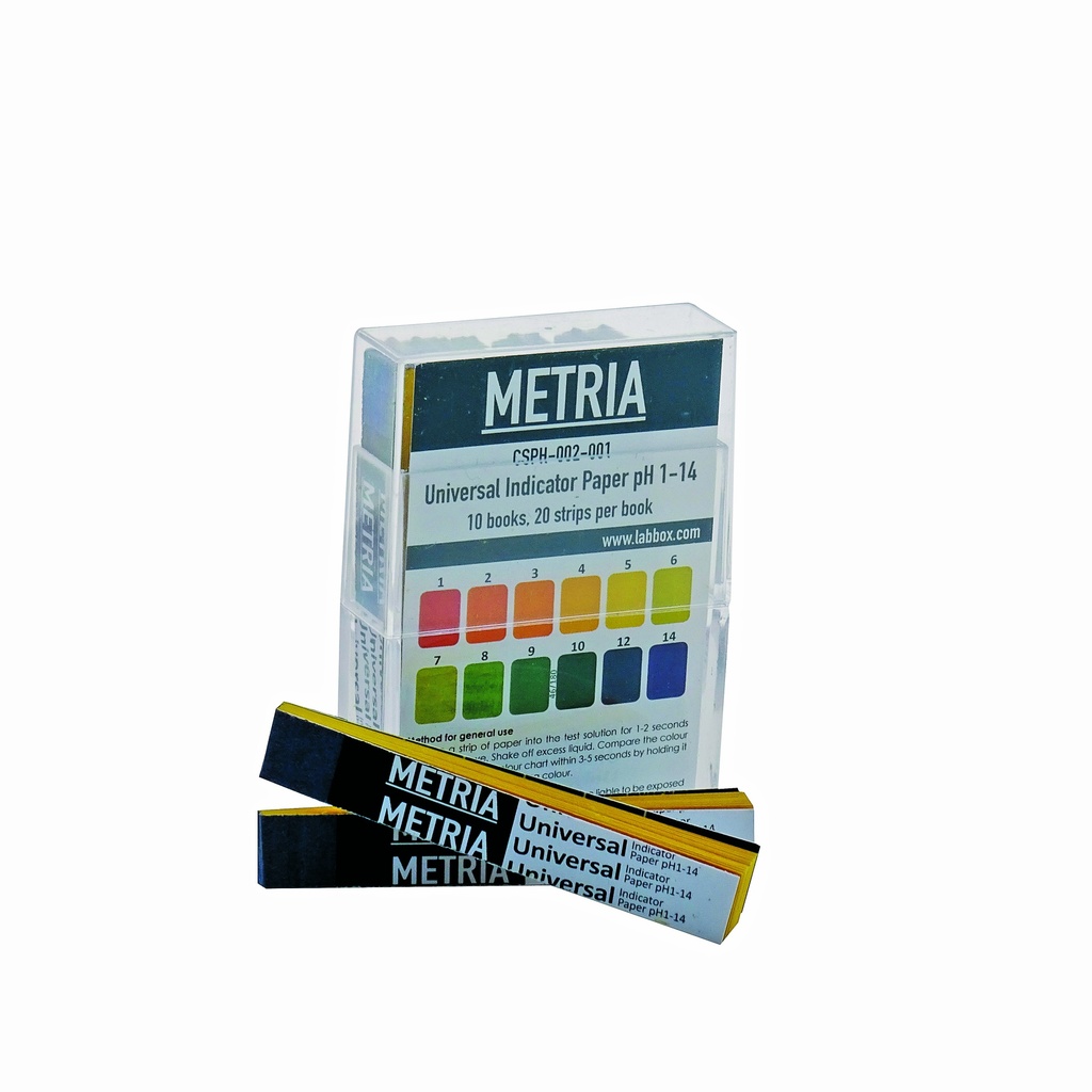 Bandelettes pH 1-14 (lot de 100)