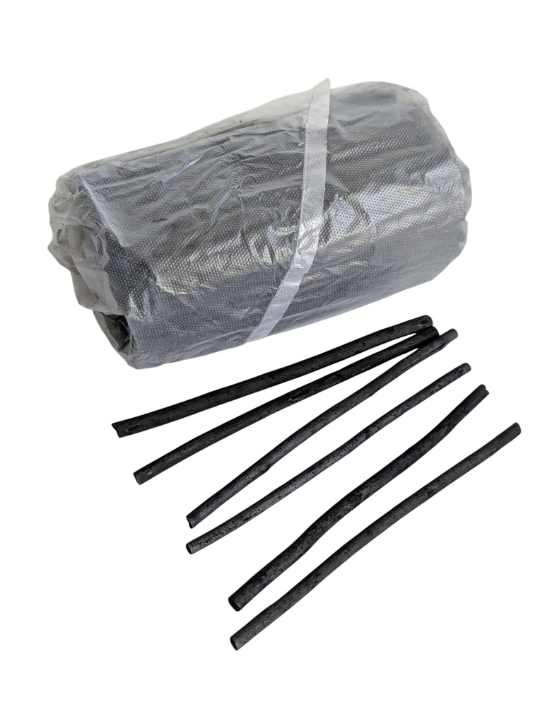 [910097-S66592] Bâtons de charbon végétal pur ou fusain - Lot de 100