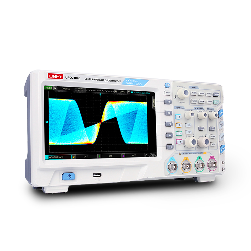 Oscilloscope à signaux mixtes 4 voies 100 MHz - UNI-T - UPO2104