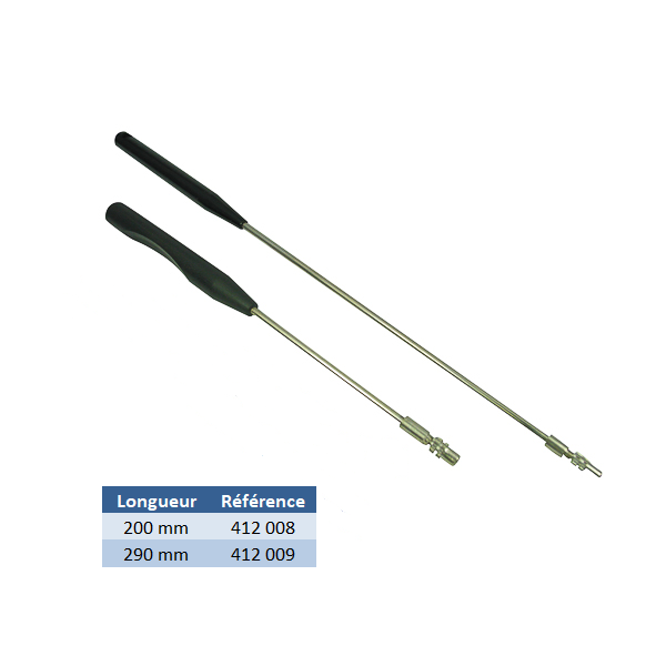 Inoculateur Nickel-chrome - Ensemenceur avec manche