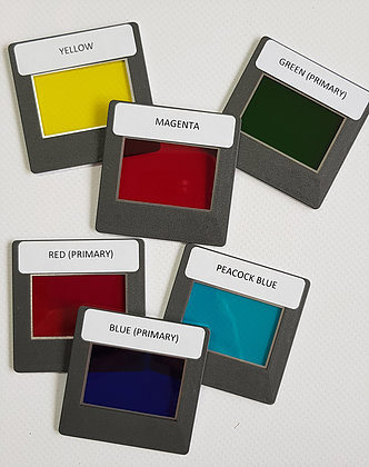 [404097] Filtre de Paton Hawksley sur diapositive 50x50 mm (Cyan)