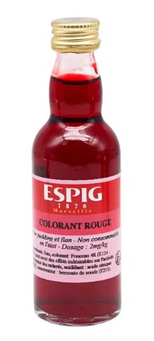 Colorant alimentaire rouge - 50 mL