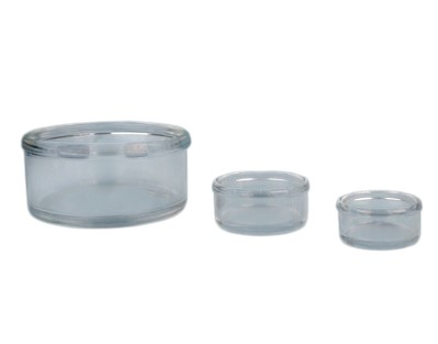 Cristallisoir à cordeline en verre à bords renforcés