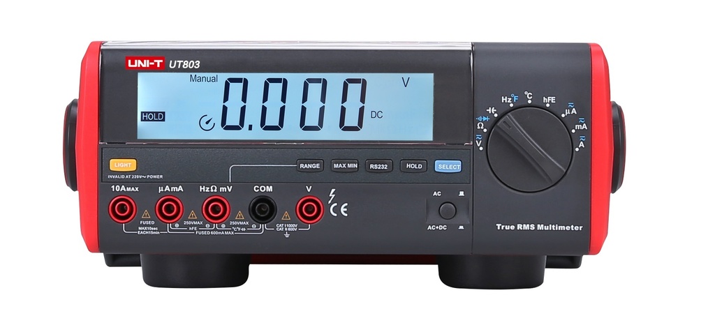 [340066] Multimètre de table 6000 points TRMS Uni-T UT803