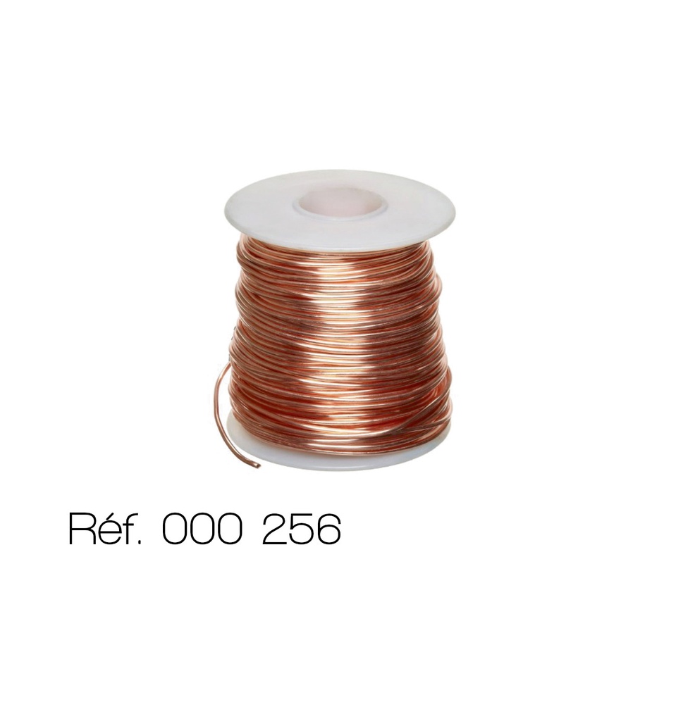 [000264] Fils résistifs en cuivre nu (219 mOhms/m ; Ø=0.31 mm ; L=180 m)