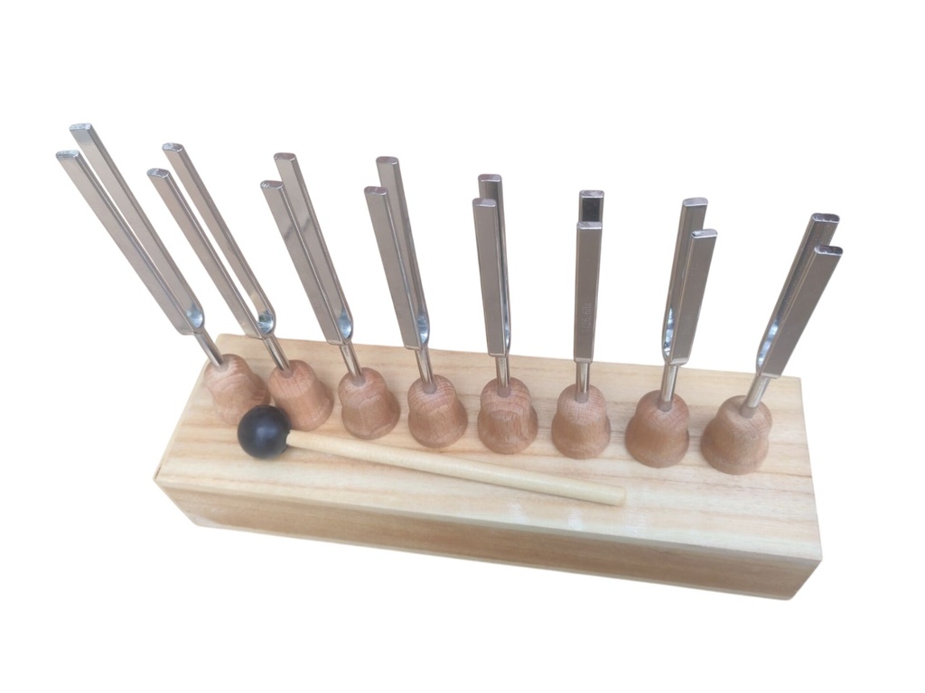 [#003044] Caisse de résonance pour 8 diapasons 003028