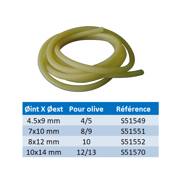 [452077-S51549] Tube feuille anglaise - 5 m (4.5 x 9 mm)