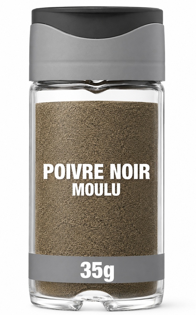 [910454] Poivre noir moulu -  35 g