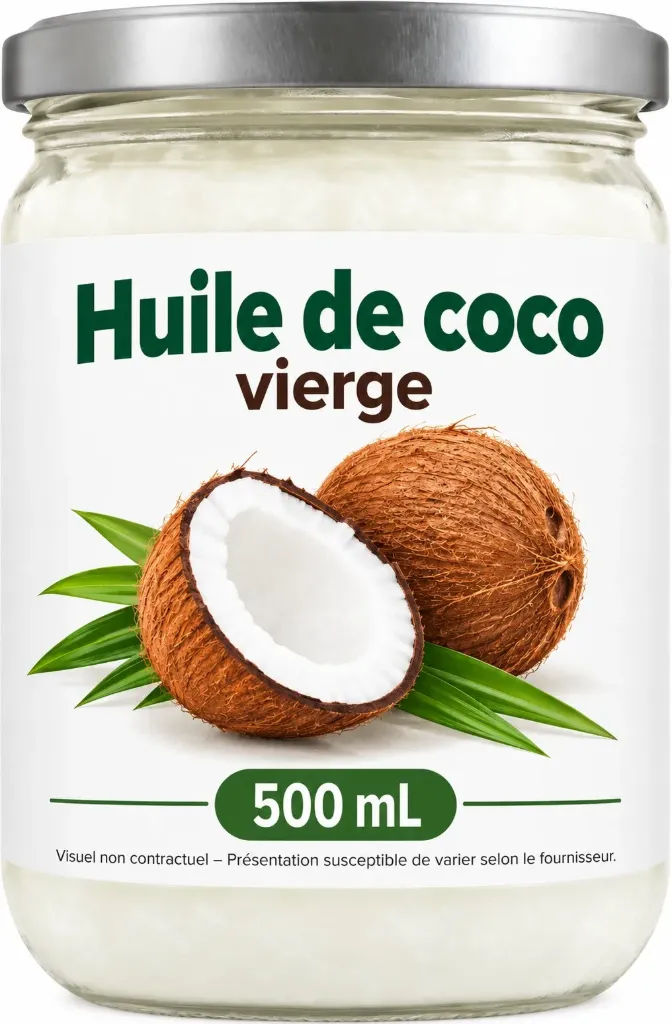 Huile de coco vierge - 500 mL