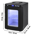 Incubateur de laboratoire portable 5°à 60°C - 25 L