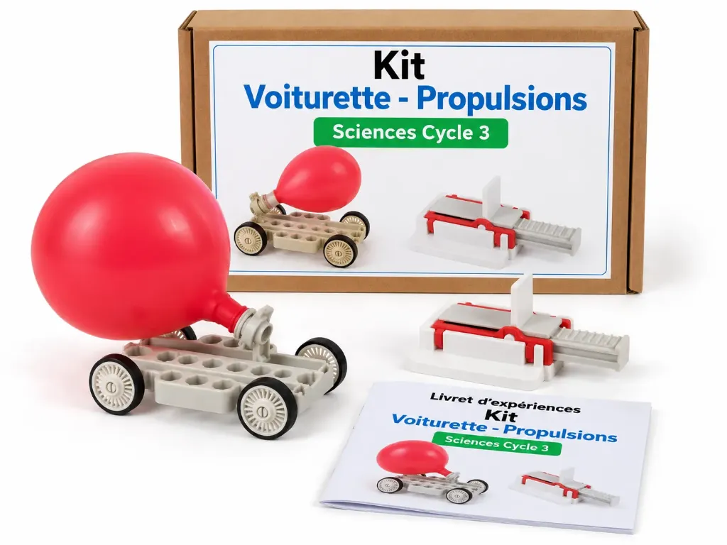 [002187] Kit Voiturette - Propulsions - Sciences Cycle 3