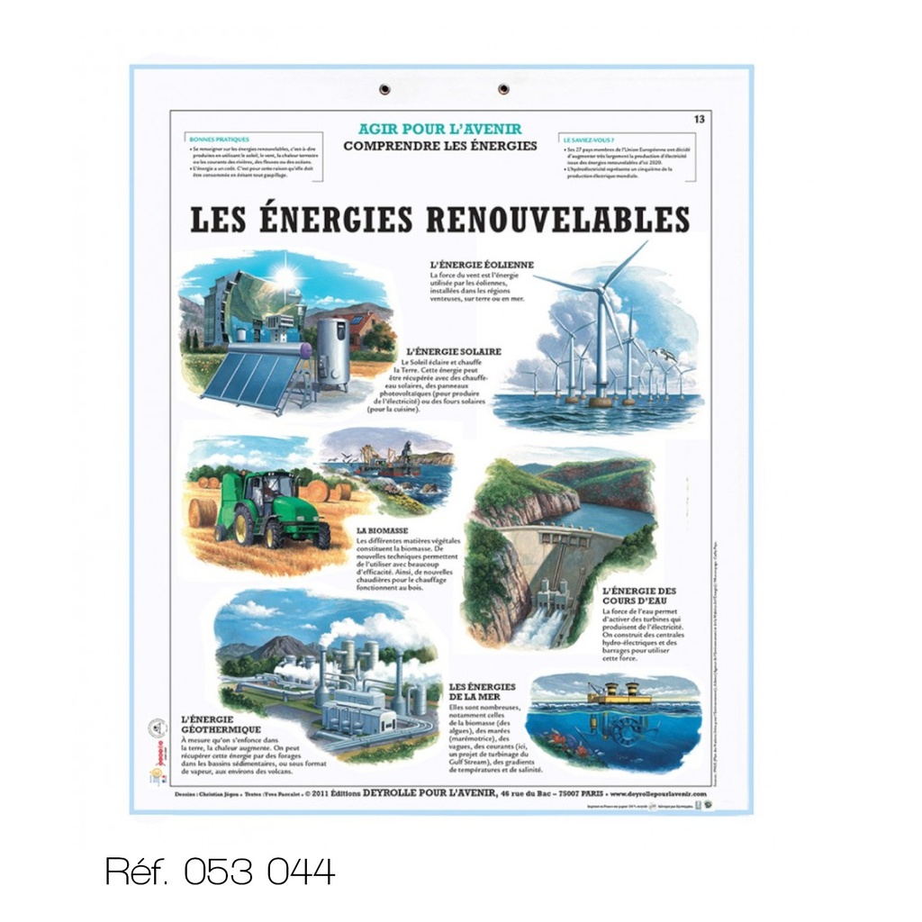 Affiche "Deyrolle pour l'avenir" - Format 50x60 cm