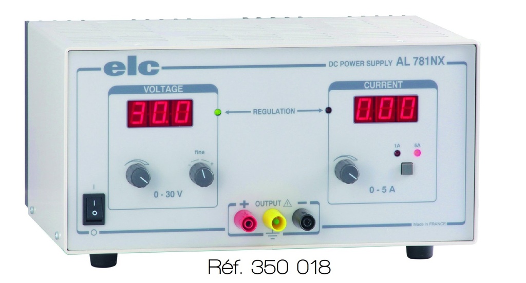 Alimentation réglable 0-30 VCC ELC