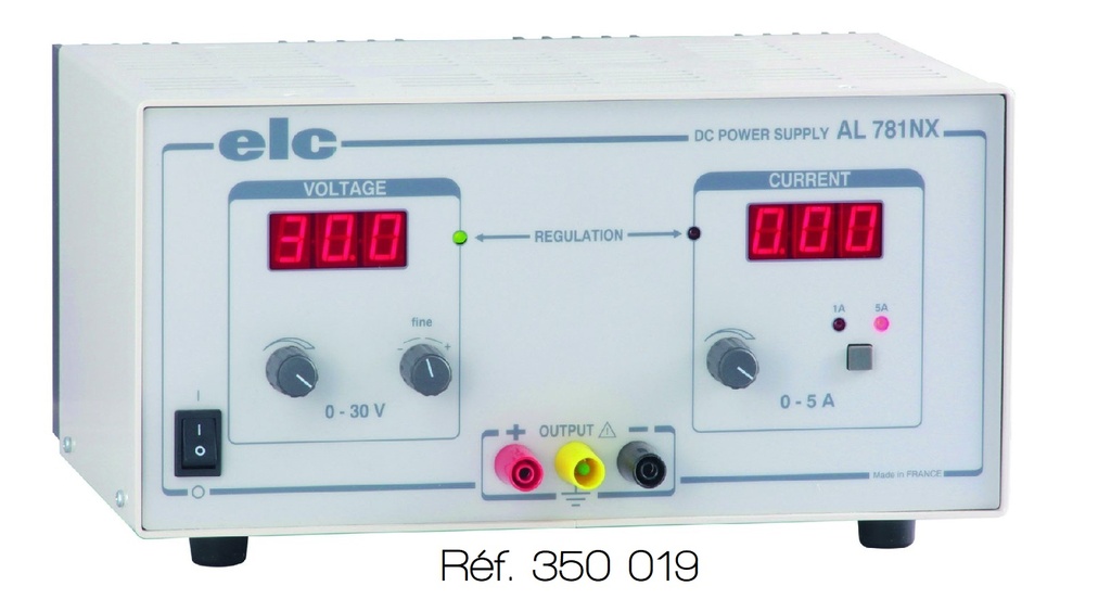 Alimentation réglable 0-30 VCC ELC