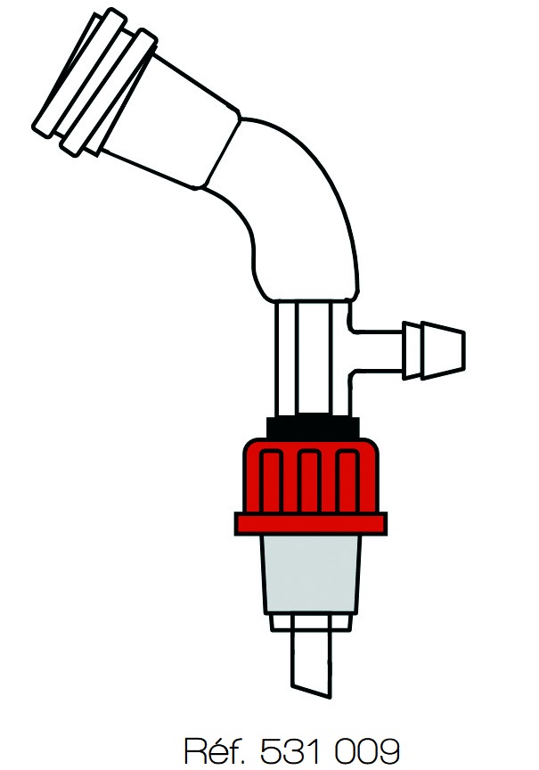 Allonge coudée avec prise à vide VB 3.3 - Rodaviss®