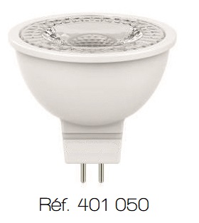 [#401050] Ampoule LED GU5.3 - 12 V / 35 W (2700 K)