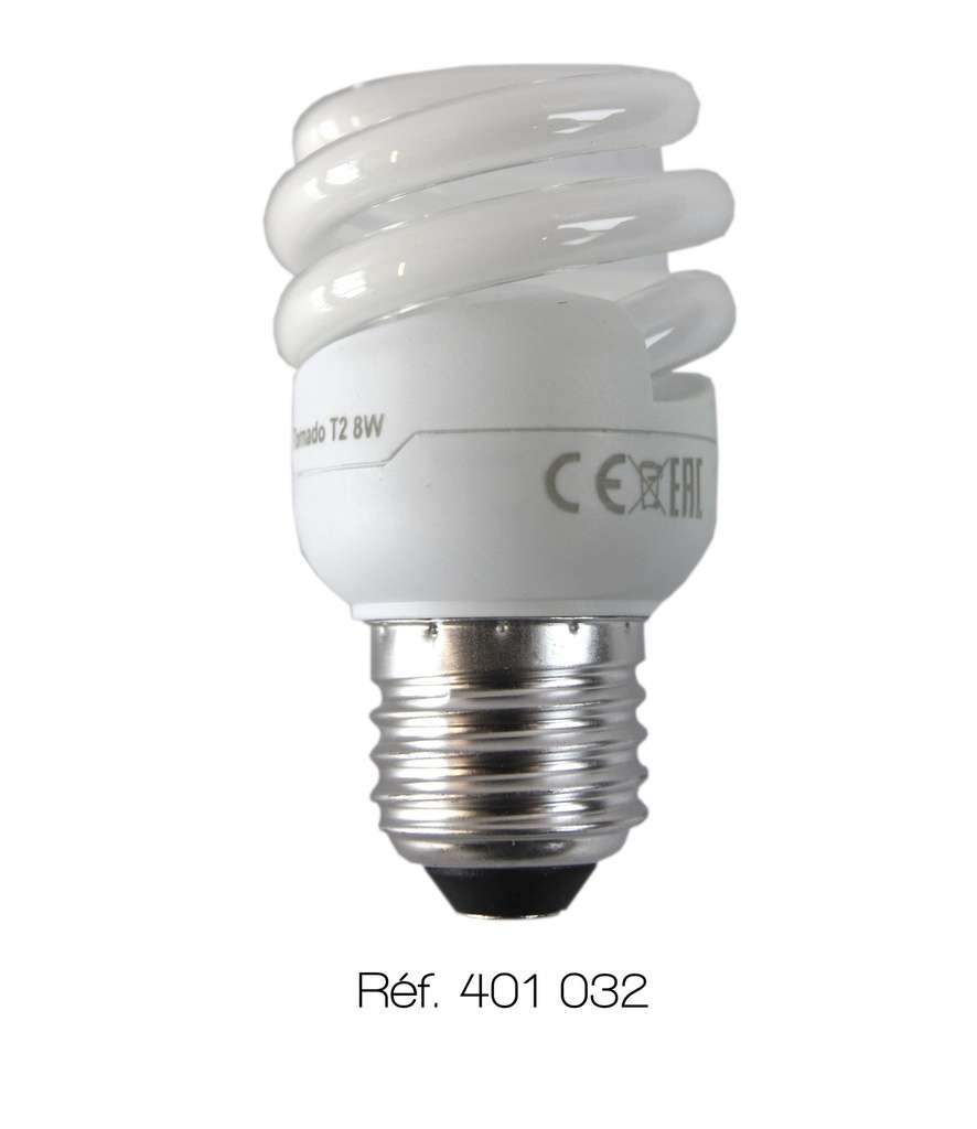 [401032] Ampoule fluocompacte E27 - 220 V / 23 W (6000 K)