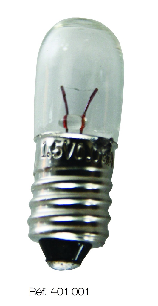 [#401001-S02033] Ampoules E10 (lot de 25) (1.5 V - 90 mA)
