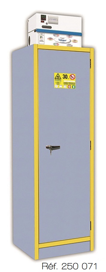 Armoire de sécurité à ventilation filtrante Trionyx - 2210 mm x 550 mm