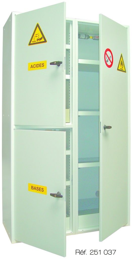 Armoire de sûreté à portes pleines Cyltec - 1950 mm x 500 mm