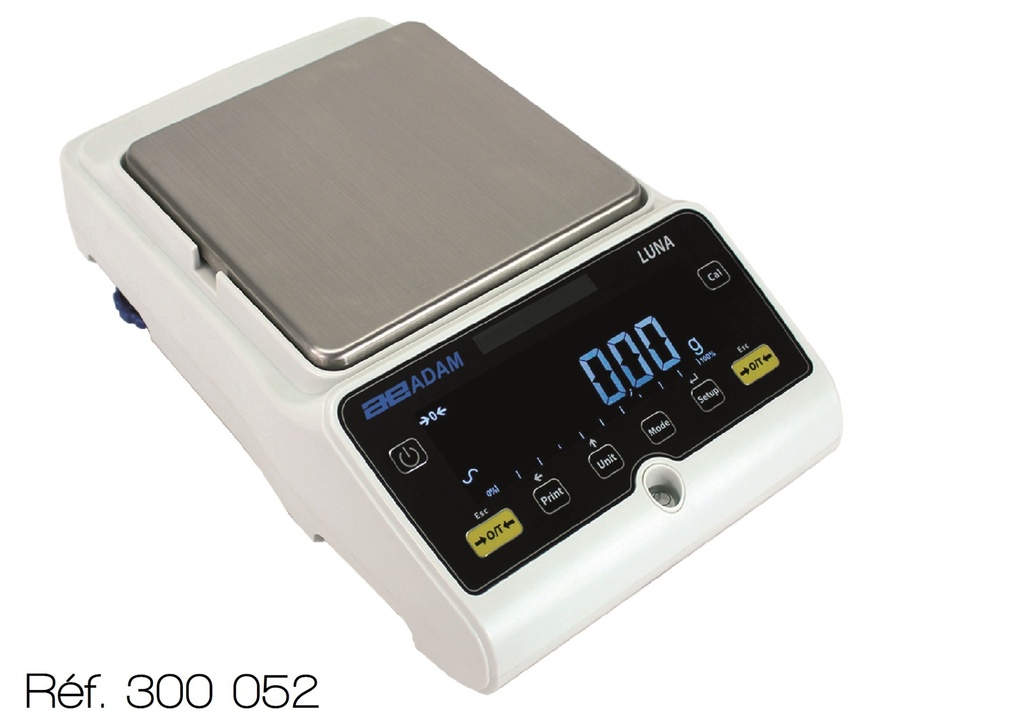 [300052] Balance de précision 10 mg - Adam gamme Luna (LTB 2602e - 2600 g ± 0.01 g)