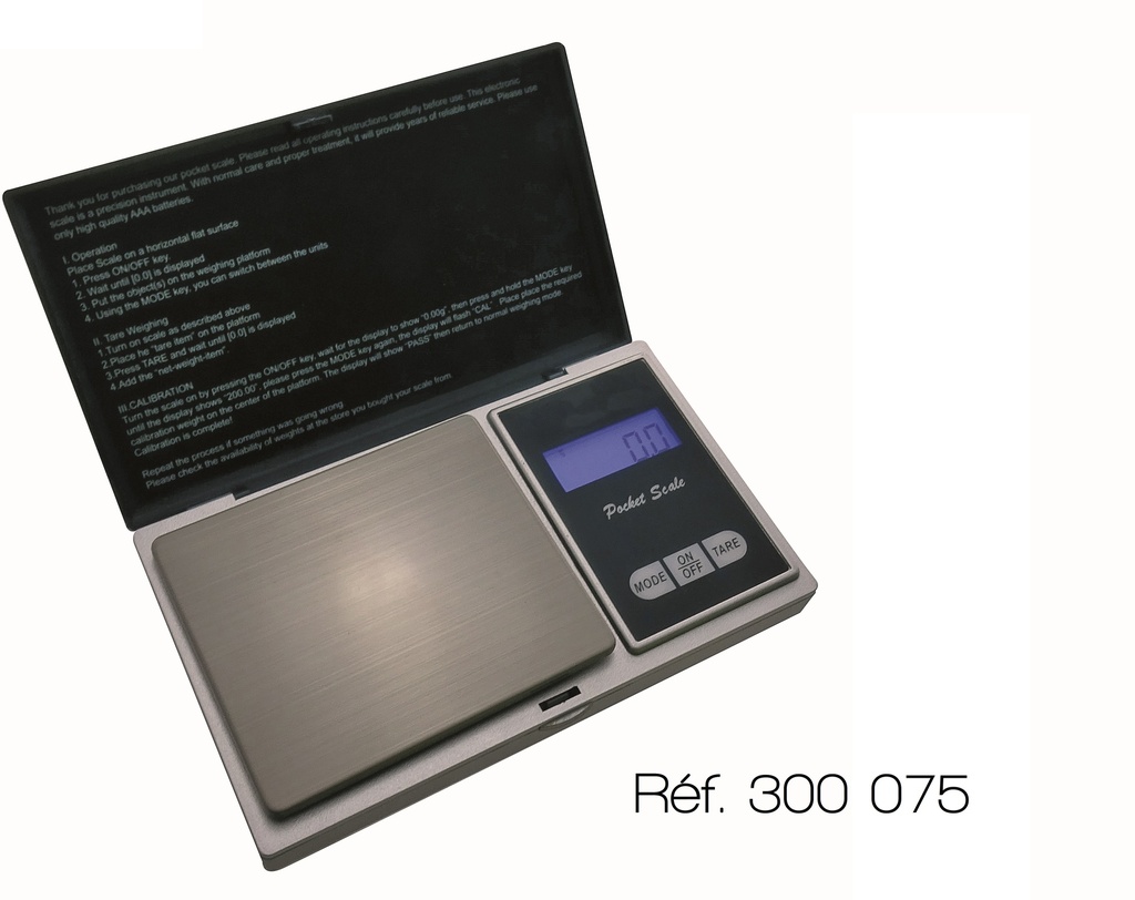 [#300075] Balance ultra-compacte  (200 g ± 0.01 g)