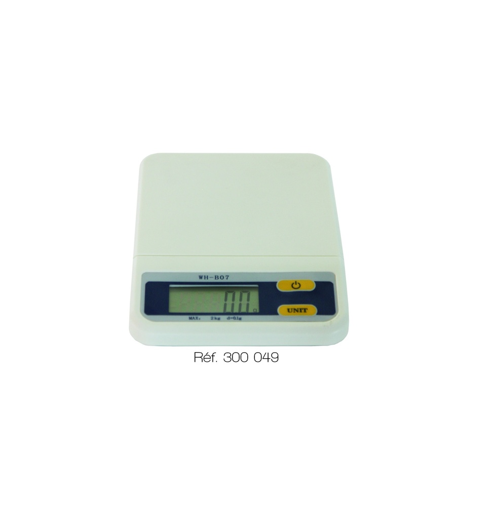 [#300049] Balance électronique économique  (2000 g ± 0.1 g)