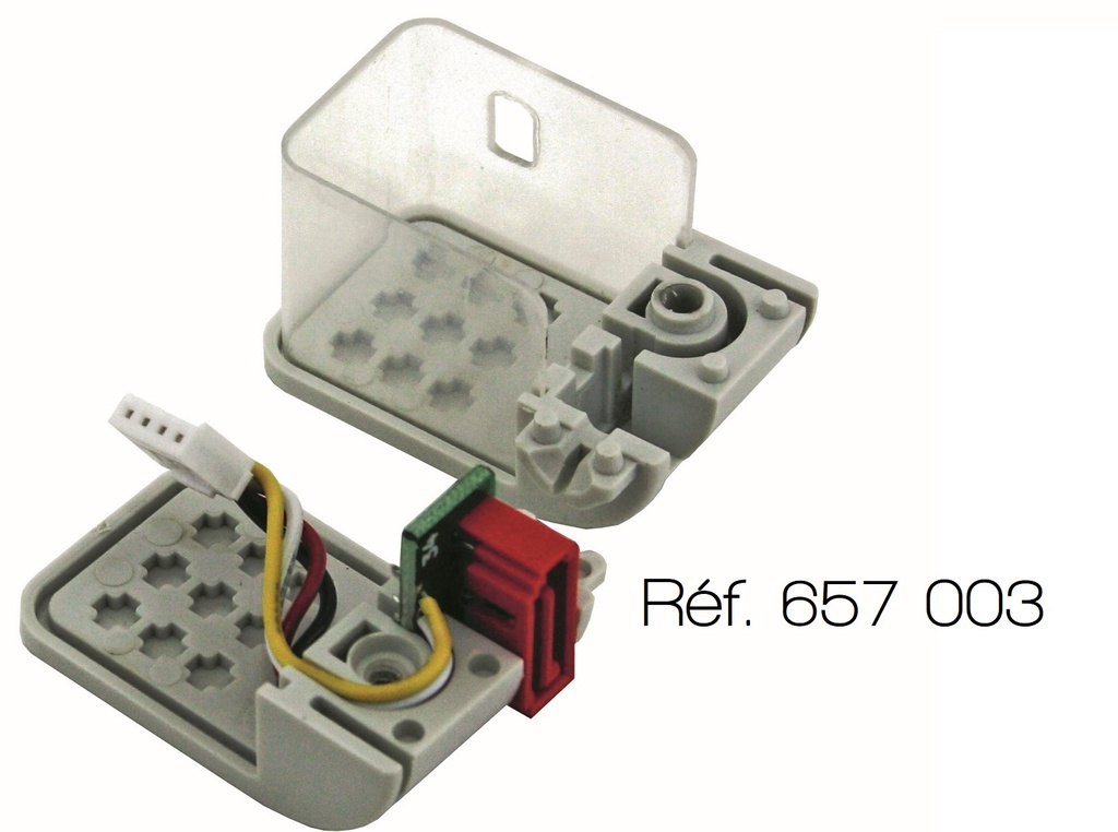 [#657003] Boîtier Plug'Uino® vide pour capteur - module Grove (20x20 mm)