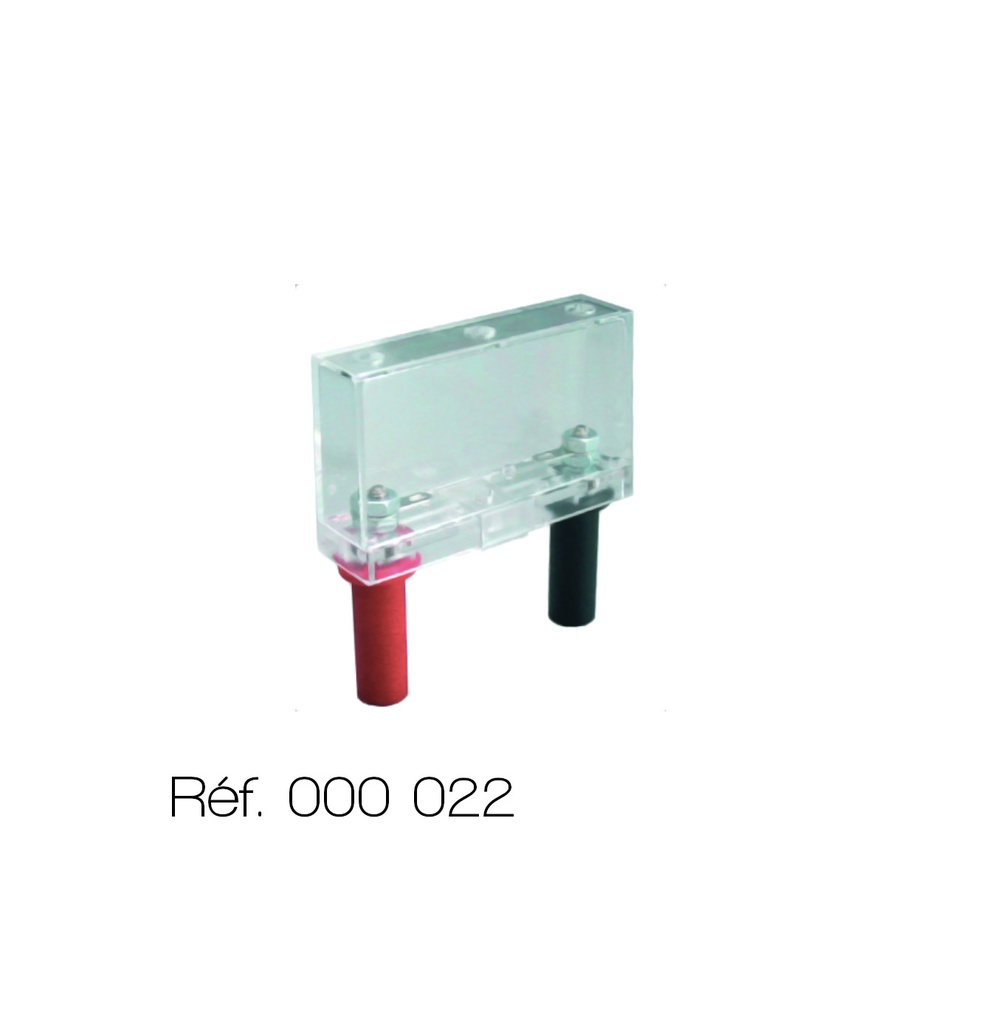 [#000022] Boîtier dipôle avec résistance (100 Ohms)