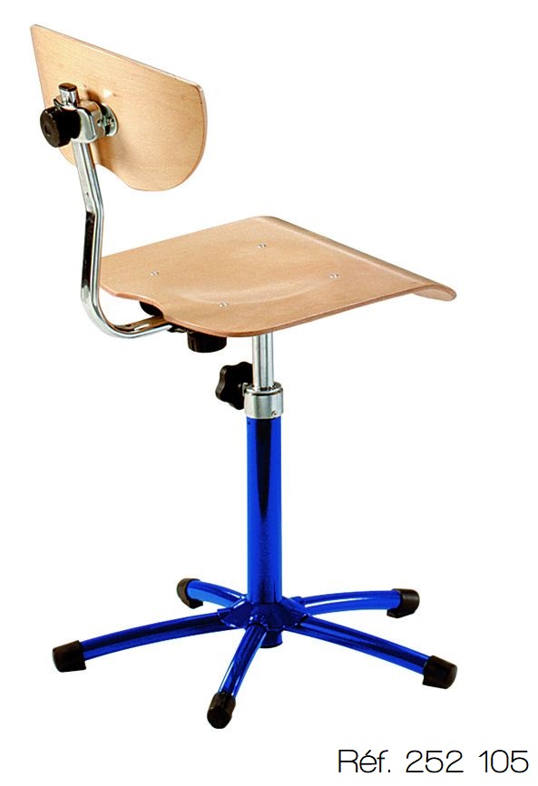 Chaise réglable en hauteur