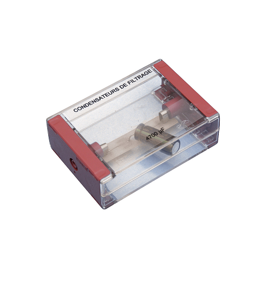 Condensateurs polarisés sur support
