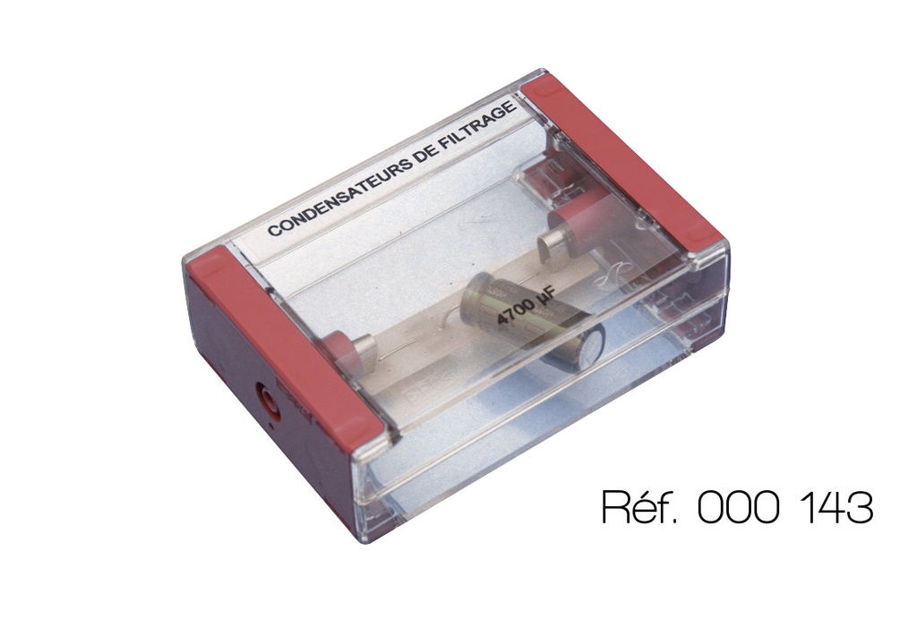 Condensateurs polarisés sur support