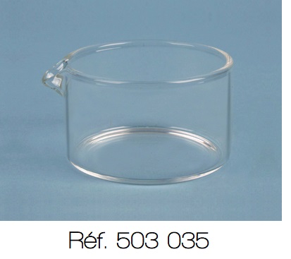 [#503035] Cristallisoir avec bec VB 3.3 (100 mL - 70x40 mm)