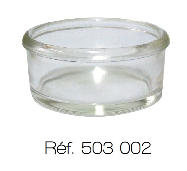 Cristallisoir à cordeline et bords renforcés