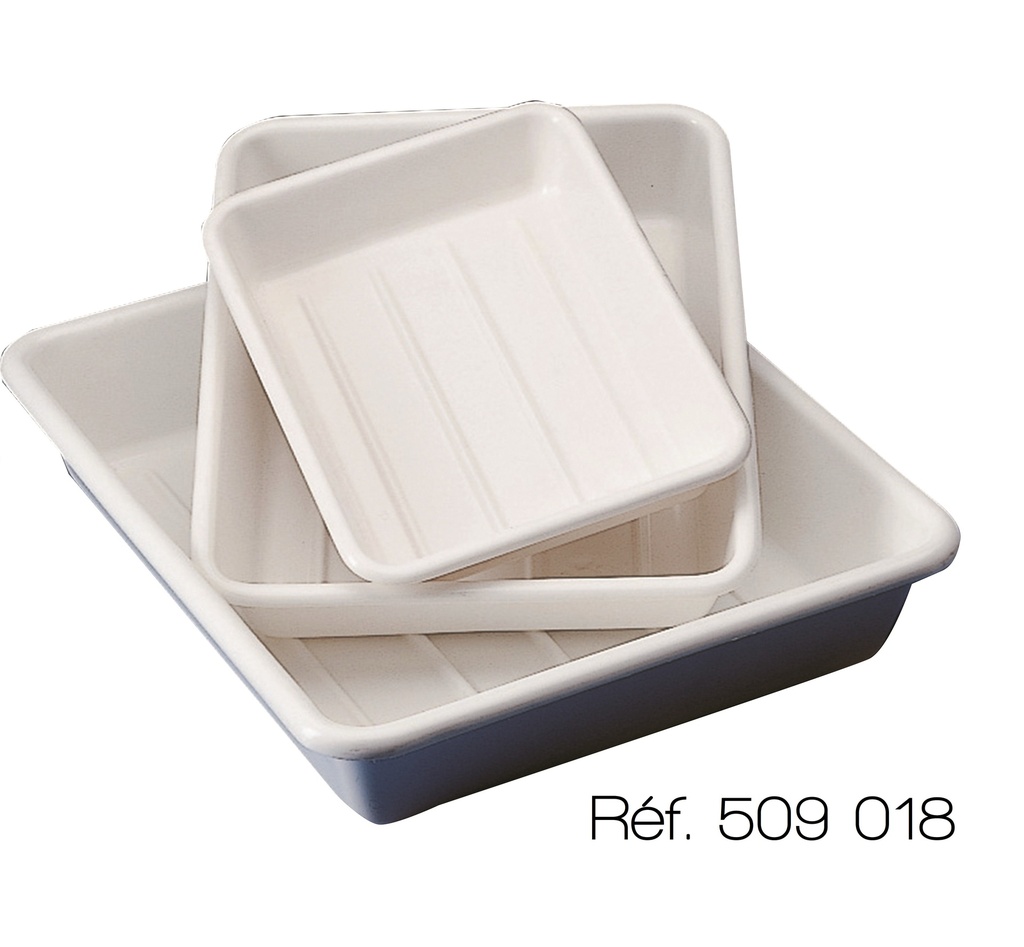 Cuvette anti-acide en PVC