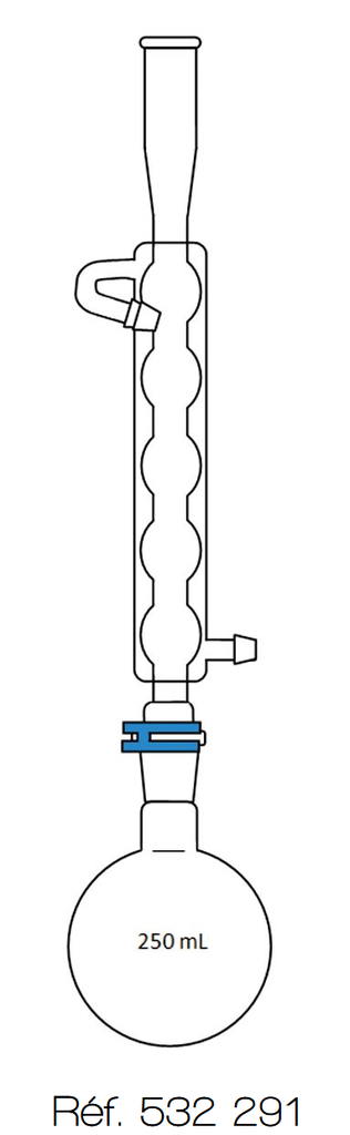 Ensemble chauffage à reflux rodé VB 3.3