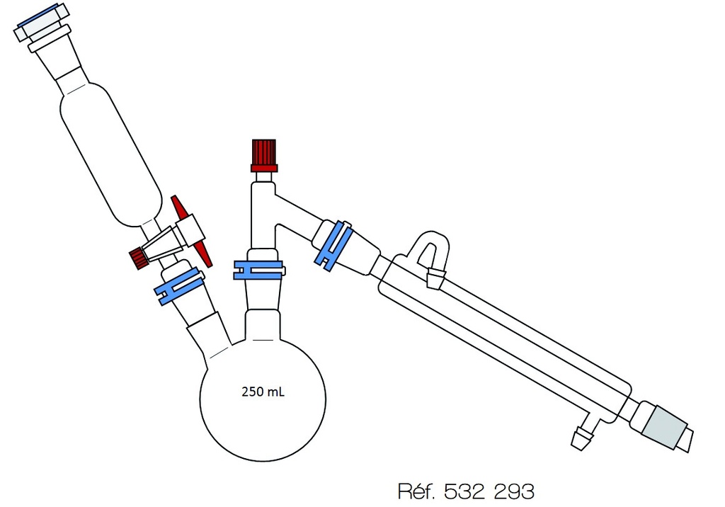 Ensemble hydrodistillation rodé VB 3.3