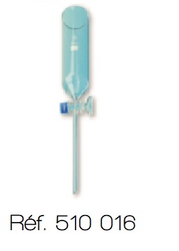 Entonnoir cylindrique à robinet