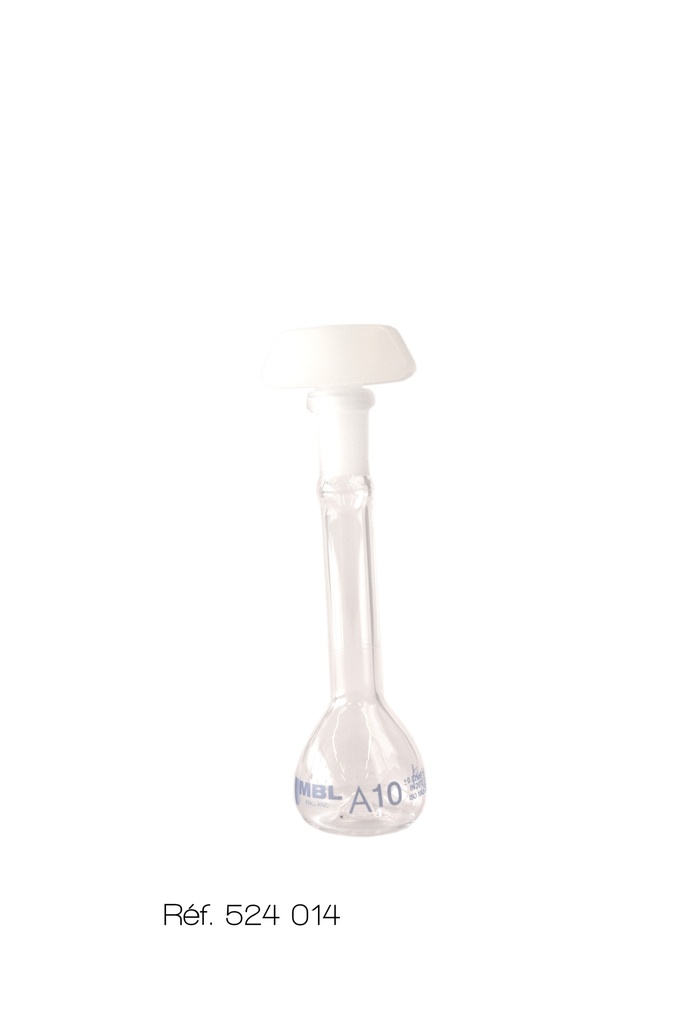 [#524014-S50475] Fiole jaugée bouchée à col rodé - Classe A - MBL® (10 mL)